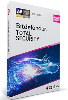 BitDefender Total Security (5 Devices, 1 Year) - PC, Android, Mac, iOS - Key GLOBAL