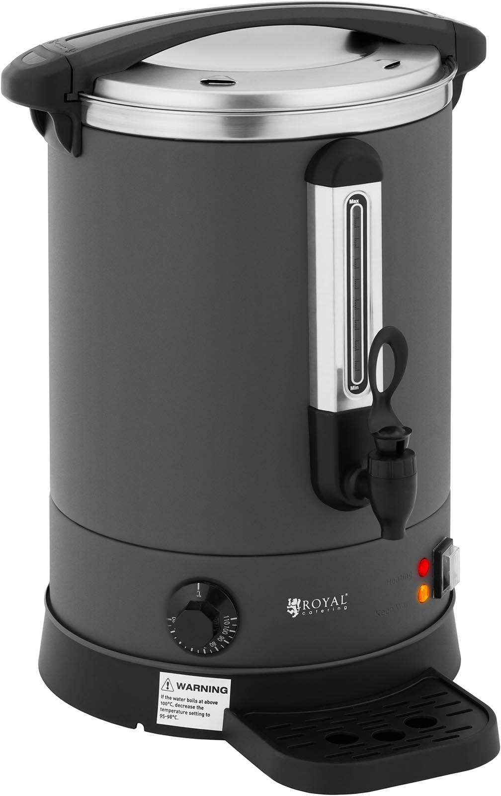 Royal Catering Warnik do wody 13.5 l 2500 W ociekacz szary RC-WBDW14CG