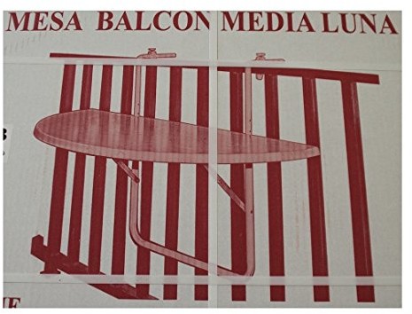 Siena Mybalconia 628320 wiszący stół balkonowy 100 x 50 cm, biała płyta z tworzywa sztucznego