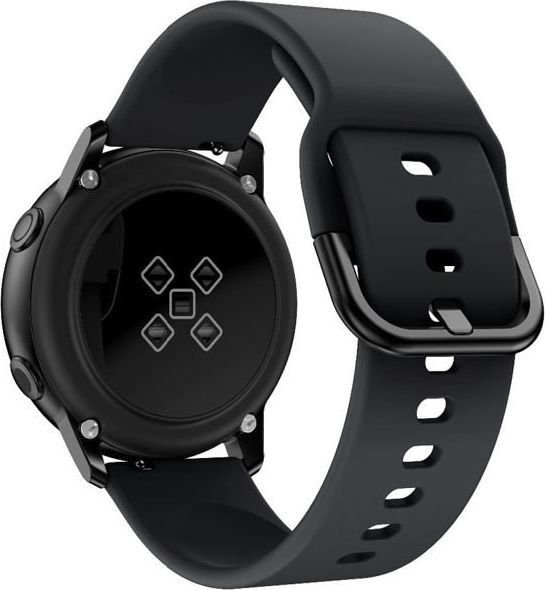 Samsung Alogy Pasek do Galaxy Watch Active 2 Alogy soft gumowy Czarny uniwersalny