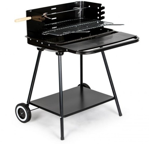 GoodHome Grill ogrodowy z rożnem i regulacją rusztu + dwie duże półki 1094