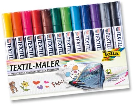 Folia Textil marker, zestaw sztuk, posortowane pod względem koloru 4001868032048 581