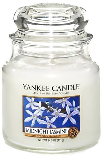 Yankee Candle Średnia świeca zapachowa - Midnight Jasmine - 411 g