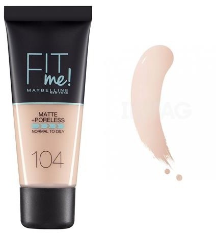 Maybelline Fit me podkład 104 Soft Ivory 30ml 48607-uniw