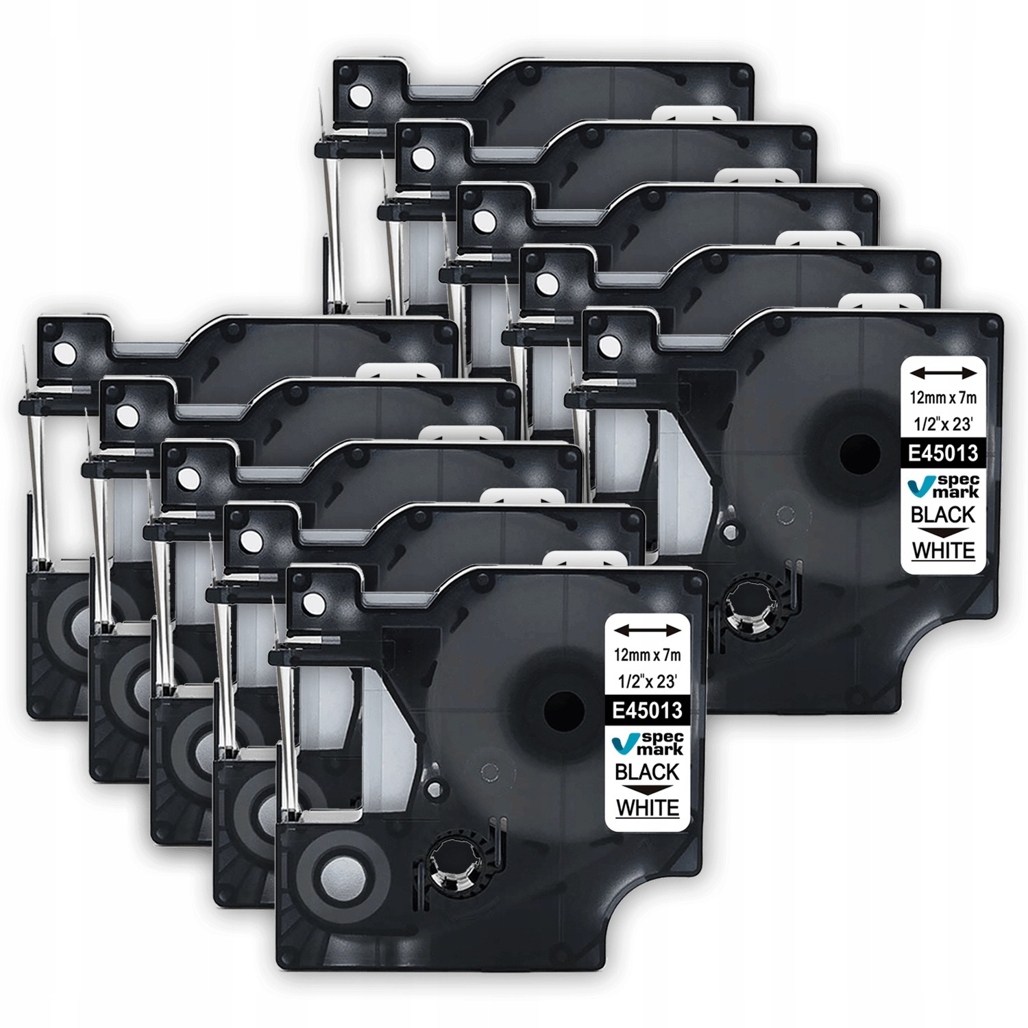 Dymo 10x Taśma do D1 45013 LM 120P 12mm 7m