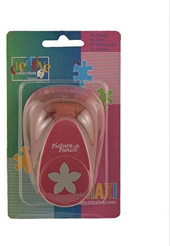Vaessen Creative vaessen Creative 21440  018 ozdobny wycinarka stokrotka Maxibox  3,75 cm, metal/plastik, fioletowym, 9.7 x 6.8 x 5.8 cm 21440-018