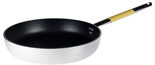 Pentole Agnelli Linia pentole agnelli Cookware system patelnia do smażenia indukcja z łbem wpuszczanym wysoka skakanka z uchwytem do rur ze stali nierdzewnej Cool, żółty drobiu, 20 cm ALSC2111BSCG20