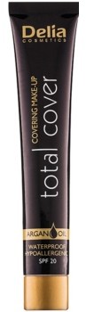 DELIA Cosmetics Cosmetics Total Cover wodoodporny make-up SPF 20 odcień 53 Porcelain 25 g