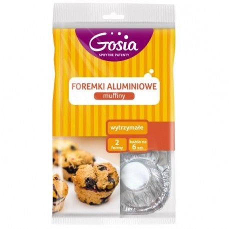 Gosia Gosia Foremki aluminiowe na muffiny 2szt