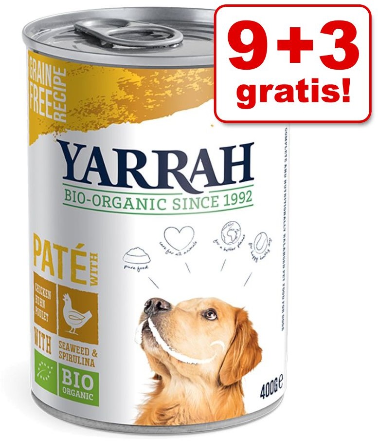YARRAH (karma dla kotów i psów) (DLA PSA DOROSŁEGO) KARMA Z WOŁOWINĄ POKRZYWĄ I POMIDOREM BIO 820 g - YARRAH BP-8714265973949