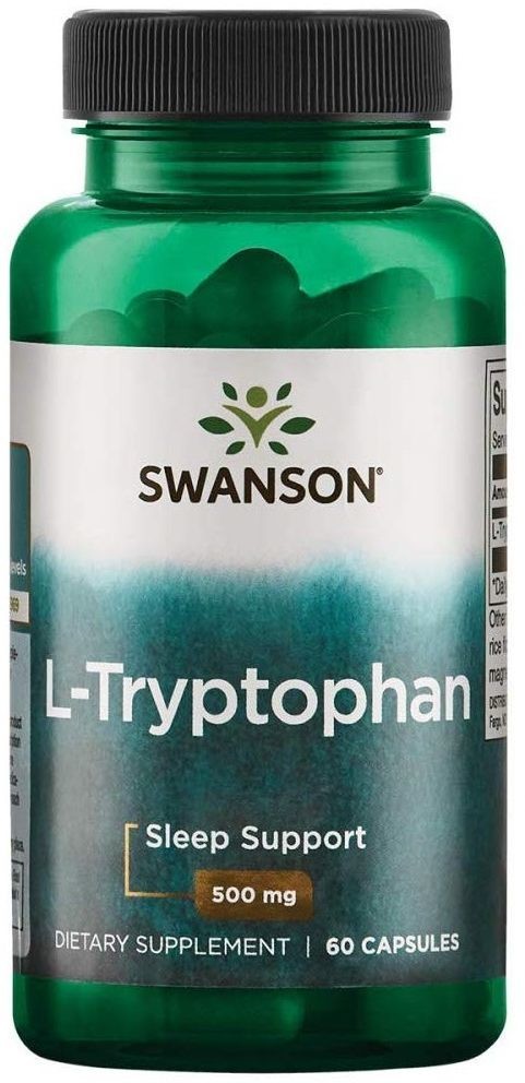 SWANSON L-Tryptophan (L-Tryptofan) 500mg - 60 kapsułek