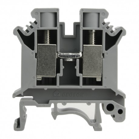 Geberit DEGSON szynowa 0,2-10mm2 1P Przelotowa Szara Śrubowa DGN 3367 PC10-01P-11-00A(H)