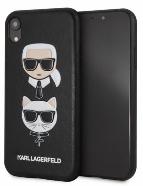Karl Lagerfeld Etui hardcase KLHCI61KICKC iPhone Xr czarny Karl&Choupette + EKSPRESOWA 24H KLHCI61KICKC