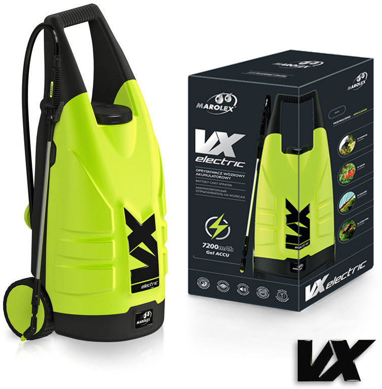 Opryskiwacz akumulatorowy 20l VX Electric - 12V 7200mAh P20VX, marki MAROLEX
