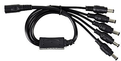 PNI 1 X 5 power splitter kabel do DVR i Überwachungskameras PTZSP