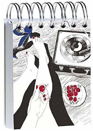 Clairefontaine 115188 C blok spiralny Suzie Q koc tworzywo sztuczne, 9 x 11 cm, 320 stron 115188C