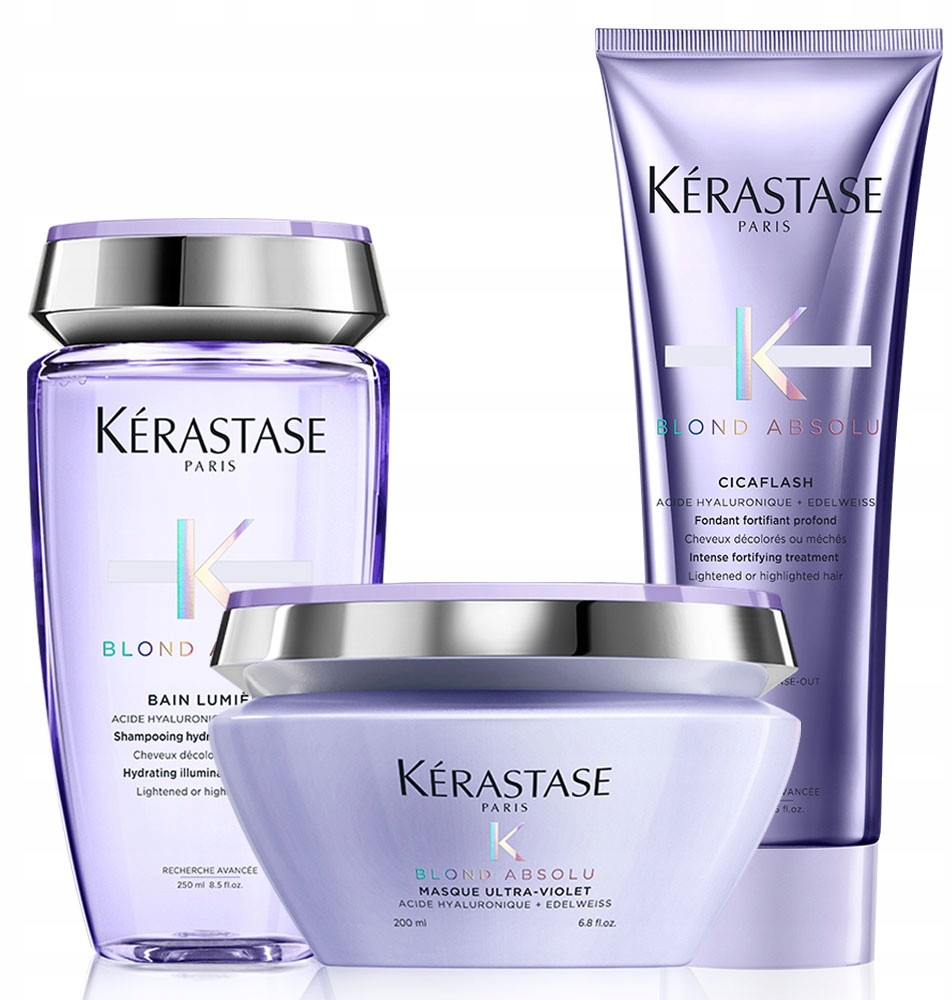 Kerastase Blond Absolu Lumiere szamp odżywka maska