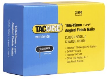 Tacwise Gwoździe tacwise 0771 gwintowanymi opracowana (45 mm ,2.500 sztuki na opakowanie) 16 G TAC0771
