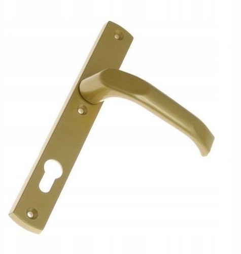 Klamka Malowana Złota 90MM Na Klucz