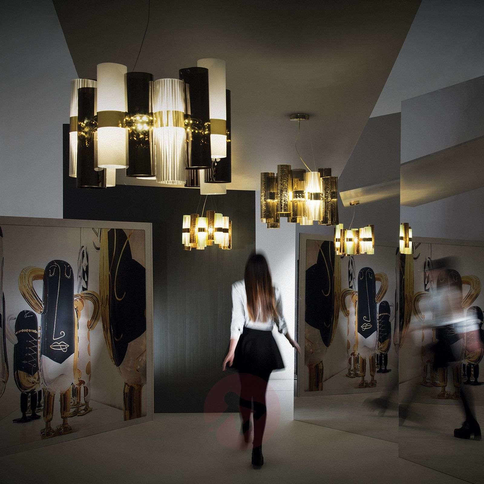 Slamp La Lollo M lampa wisząca LED, złota