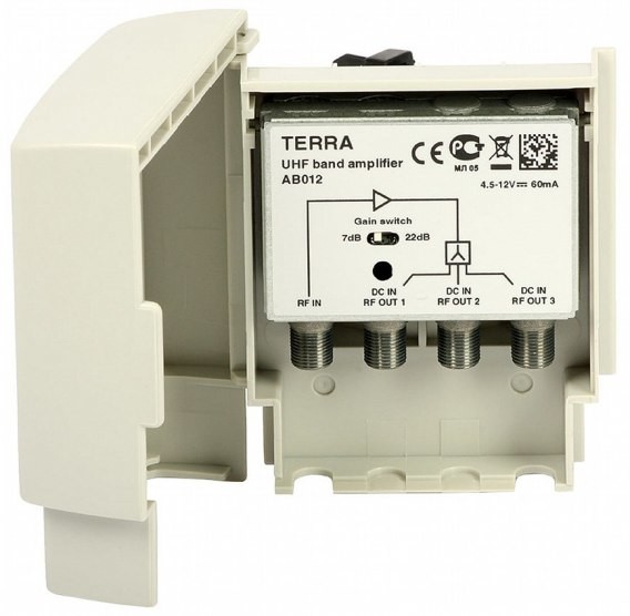 WZMACNIACZ ANTENOWY AB-012 DVB-T 5V AB-012