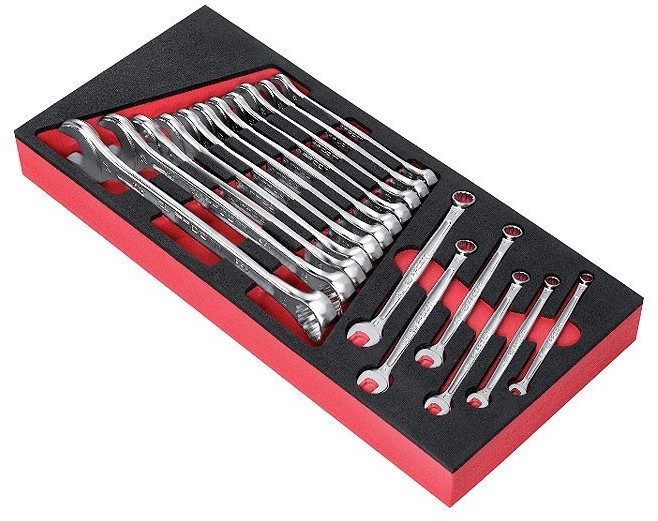 FACOM Moduł 17 kluczy oczkowo-płaskich OGV 6-24 mm MODM.440-1