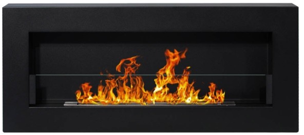 Opinie o Biokominek wiszący Box z szybą 900 x 400 mm czarny
