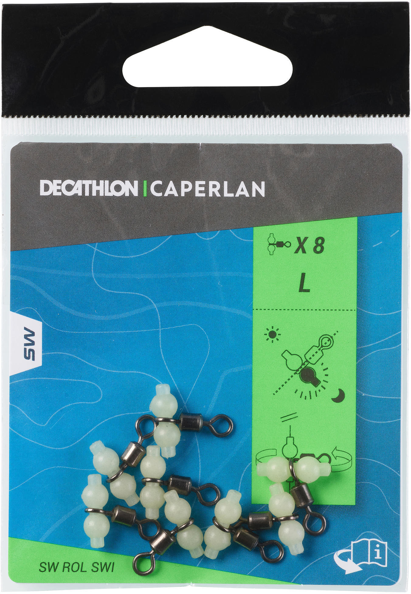 CAPERLAN Krętlik Pater Roller Swivel fosfo surfcasting Unisex