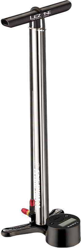 Lezyne Digital Drive CNC Floor Pump, srebrny 2022 Pompki podłogowe