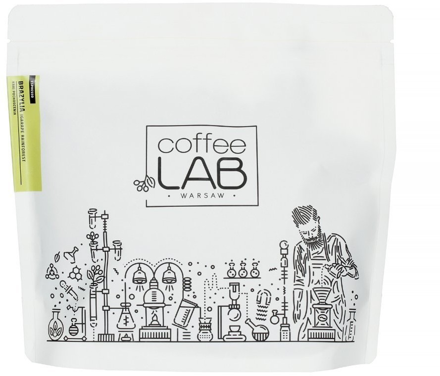 Coffeelab kawa ziarnista COFFEE LAB BRAZYLIA IGARAPE RAINFOREST 250g CLBIR0,25