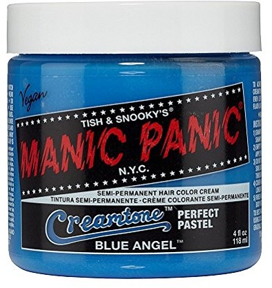 MANIC PANIC Cream Tone Perfect Pastel Semi-Permanent Hair Color Blue Angel 118 ML