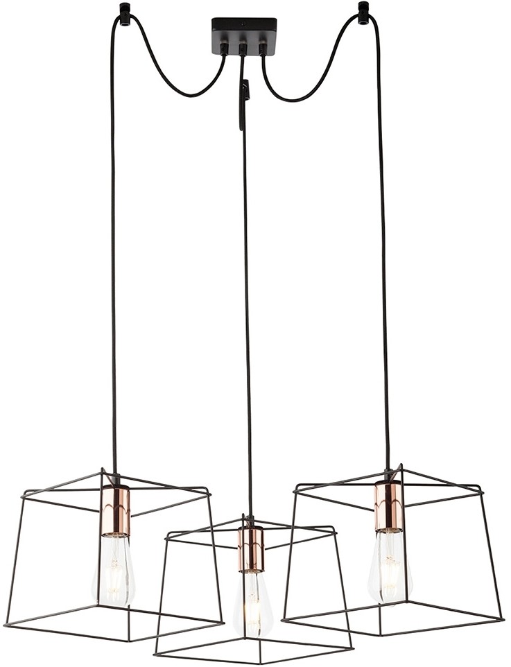 Redo Redo 01-1265 - Żyrandol na lince SKETCH 3xE27/42W/230V