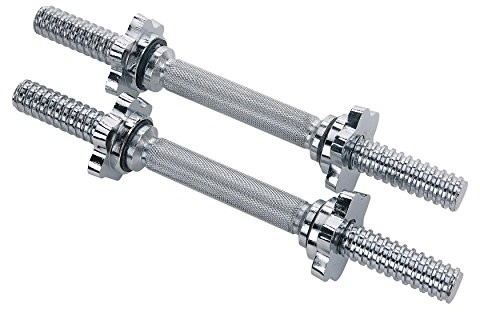 Sunny Health & Fitness 14 in. Chrome hantle bar STDBH-14