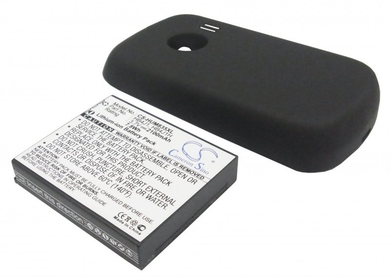 Cameron Sino Huawei M835 HB4J1 2100mAh 7.77Wh Li-Ion 3.7V powiększony czarny