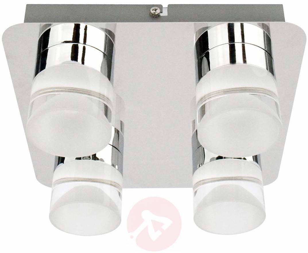 Lampa sufitowa LED Stefanie z 4 źródłami światła