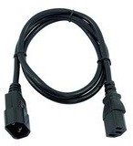Omnitronic 30235103 urządzeń zimnych Verlängerungskabel 0,6 m 30235103
