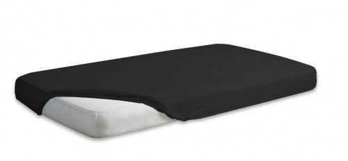 Matex Prześcieradło Jersey Premium z gumką czarne 160x200 mx-160-pjp-048