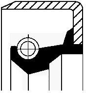 CORTECO Pierścień uszczelniający, okładzina hamulcowa CORTECO 01017009B