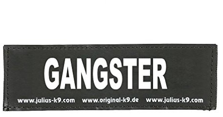 JULIUS K-9 Julius K9 8151545 2 naklejki na rzepy L. Gangster 162LR-G-32311