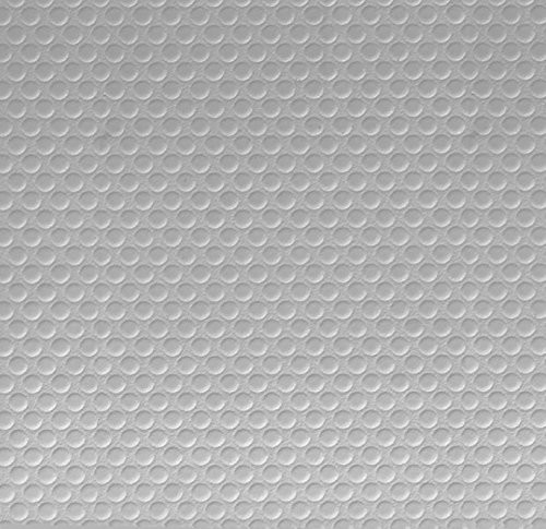 Venilia 53132 folia samoprzylepna o wyglądzie przemysłowym okręgi srebrne ze strukturą folia dekoracyjna folia do mebli tapeta samoprzylepna PVC, bez ftalanów, szara, 45 cm x 1,5 m, grubość: 0,35 mm,