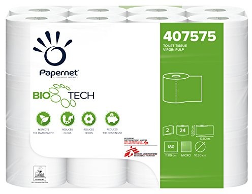 Papernet Papier toaletowy BioTech 24 rolki do kempingu selbstaufloesend toalety wc 407575