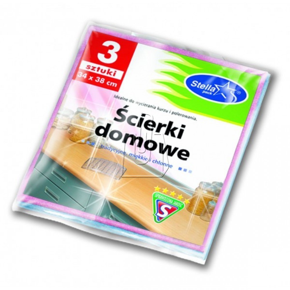Stella Ścierki domowe 34cm x 38cm 3 sztuki