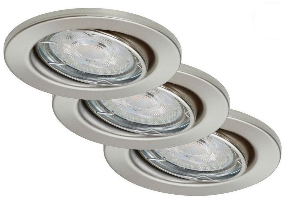 Briloner 7149-032-ZESTAW 3xLED Ściemnialne oświetlenie łazienkowe 1xGU10/5W/230V IP23