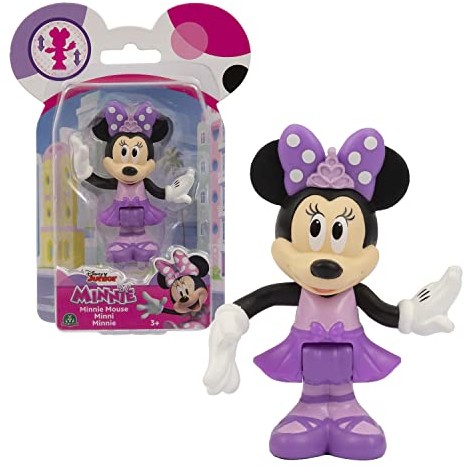 MICKEY&MINNIE Minnie, Figurka przegubowa 7,5 cm, różne wzory, zabawka dla dzieci od 3 lat, Mcn16 model losowy MCN16