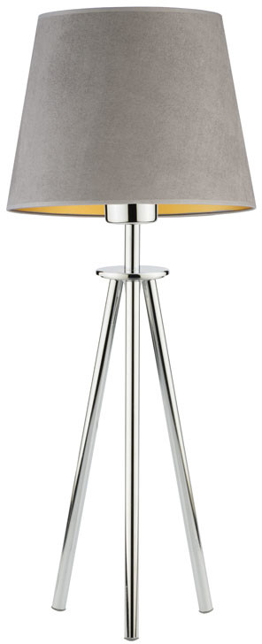 Lysne Nowoczesna lampka na stolik nocny BERGEN VELVET 14510V/4