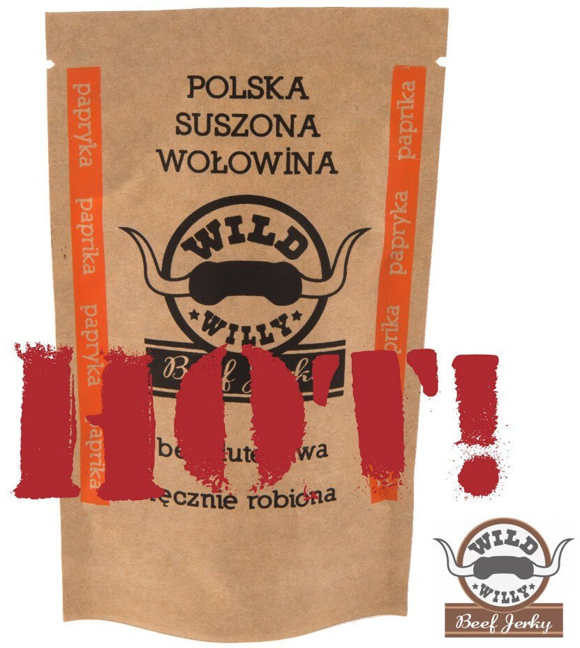 Wild Willy Wołowina suszona Wild Willy ostra papryka 30 g (465-001) KOL.465-001