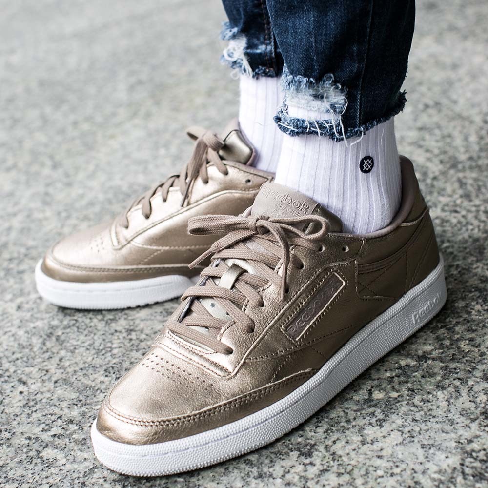 Reebok Club C 85 LTHR BS7901 złoty