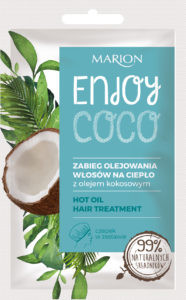 Marion Sp z o.o. Enjoy Coco zabieg olejowania włosów na ciepło z olejem kokosowym 20ml