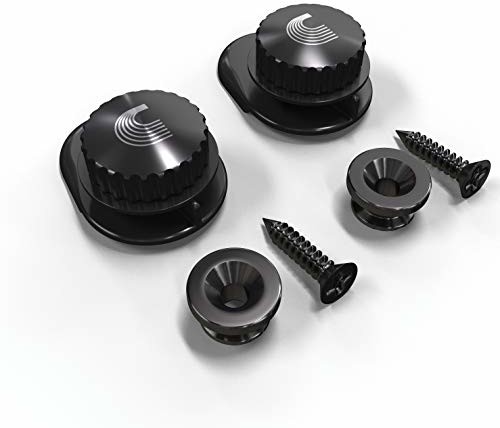 D'Addario Accessories Uniwersalny system blokady paska, czarny, od D'Addario PW-IECBA-01