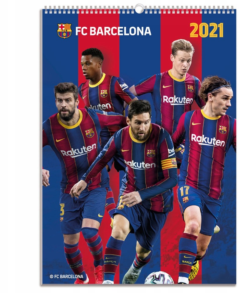 Oficjalny kalendarz 2021 --- Fc Barcelona - A3